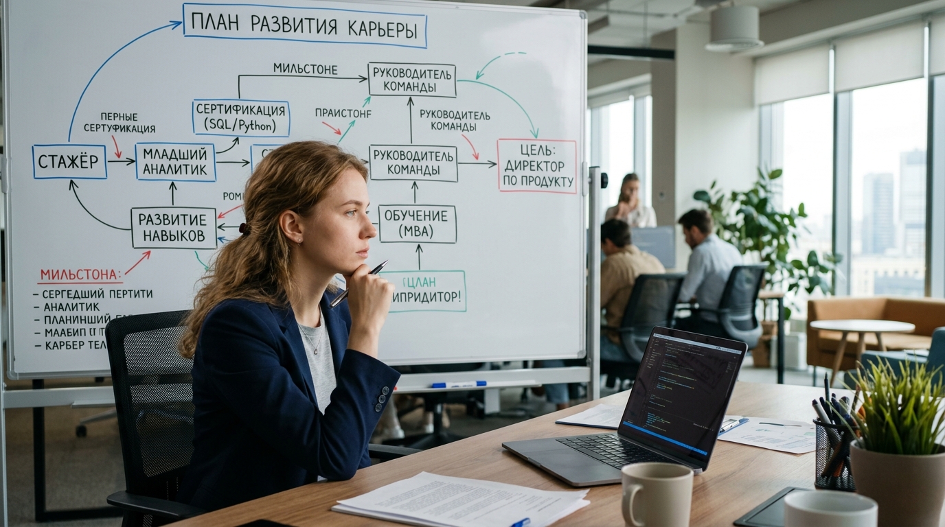 Причины частой смены работы: человек анализирует карьерный путь